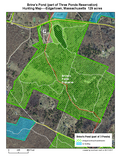 Brines Pond hunting map