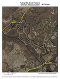 Fulling Mill Brook Preserve MVLB map